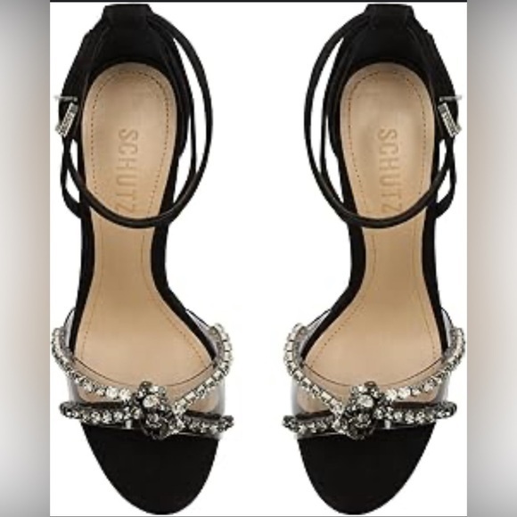 Schutz Jayda Suede Ankle strap platform - Picture 1 of 4